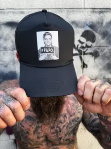ELVIS FAFO CURVED BILL BLACK HAT