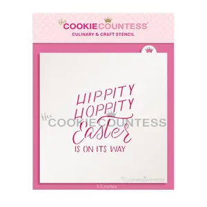 Hippity Hoppity Easter Stencil