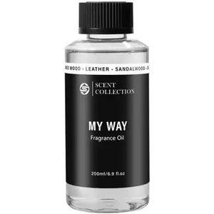 Luxury Hotel Scent My Way 200ml/6.76Fl oz Diffuser Oil Waterless Aromatherapy for Cold Air & Car Diffusers – Long Lasting Refill for Large Room & Home - Signature Sandalwood