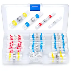 Wirefy 110 PCS Solder Seal Wire Connectors Kit - Heat Shrink Wire Connectors Kit - Waterproof Solder Sleeves - Self Soldering Wire Connectors - Set 26-10 AWG | Wire Butt Connectors Heat Shrink