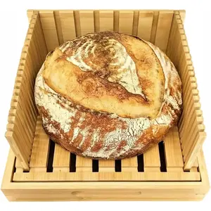 Bread Slicer for Sourdough Rounds & Homemade Bread, 10.5″ Large Wide Capacity, Perfect for Loaves, & Easy to Use – The Gift for Baking Enthusiasts
