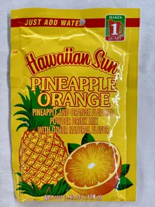 Hawaiian Sun Pineapple Orange Fruit Powder Drink 4.52oz Bag x1