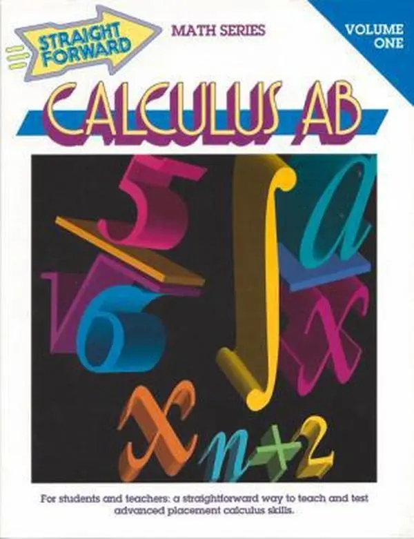 USED-Calculus AB, Volume One (Straight Forward Math Series) by Stan VerNooy (Paperback)