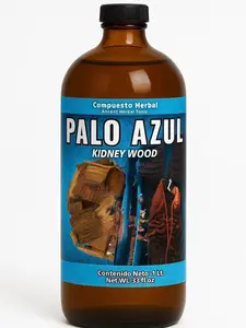 Palo Azul Kidneywood (Blue Stick) Traditional Natural Herbs Dietary Tonic Supplement, 900ML Ancient Herbal Blend, Reforzado, Prop 65 Safe