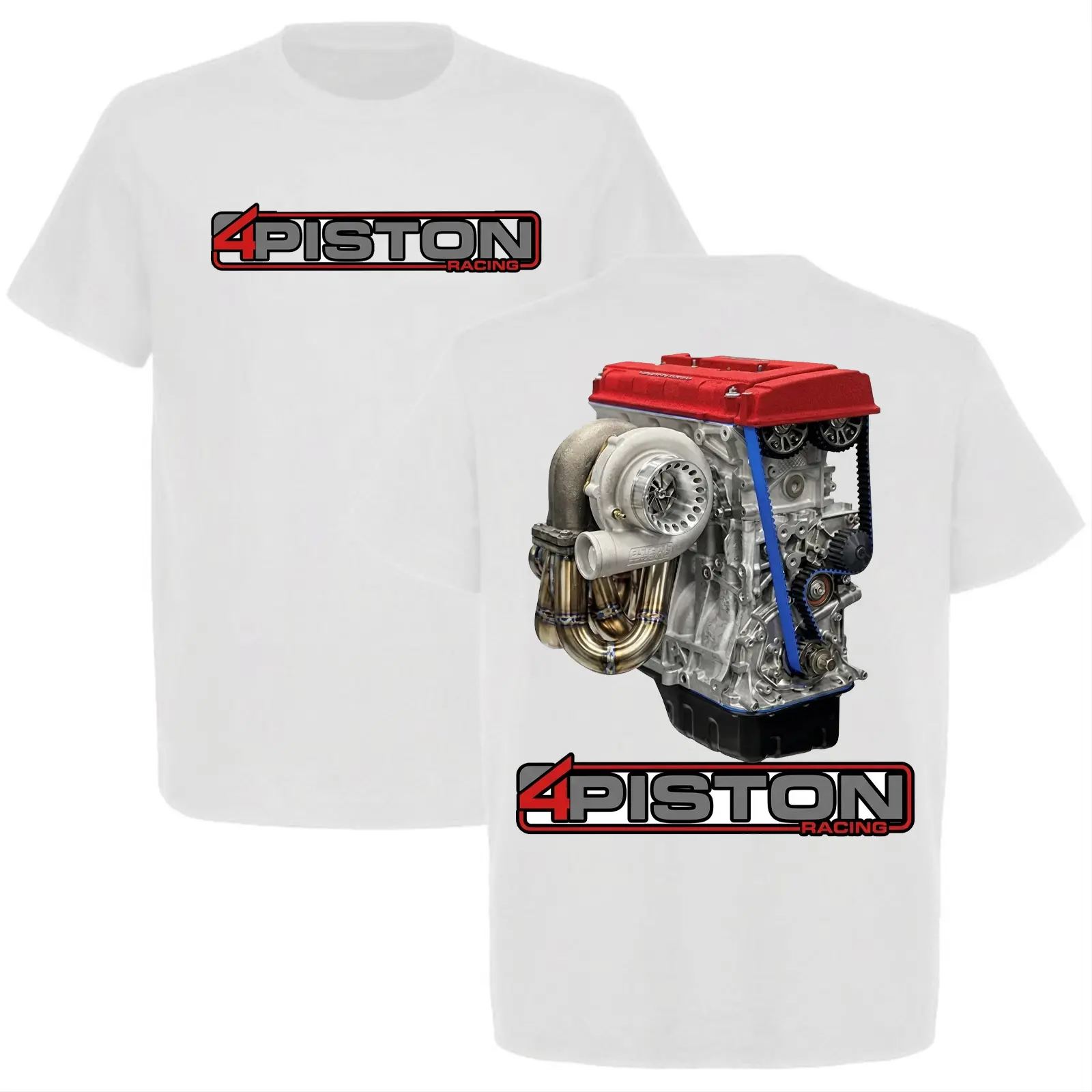 4P B-Series Engine Turbo Engine T Shirt, Honda B Series Motor Tee, JDM Performance Graphic Shirt, Import Racing Car Enthusiast Gift