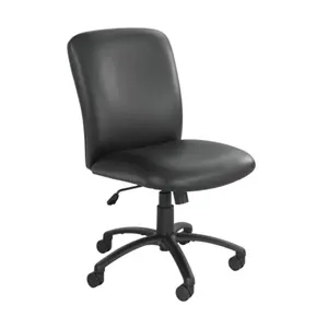 Safco  Black Uber Big and Tall High Back Chair - Vinyl