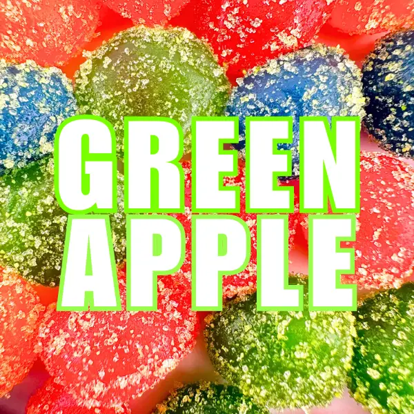 Cuza's Super Sour Green Apple Gushies Candy Snack Bonbon Sweet Sugar Candies