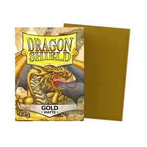 Dragon Shield Matte Sleeves - Gold (100-Pack)