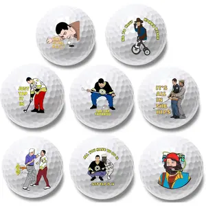 4 count Funny Golf Balls for Birthday, Novelty Golfer  for Dad Coworkers Golfers Golf Lovers