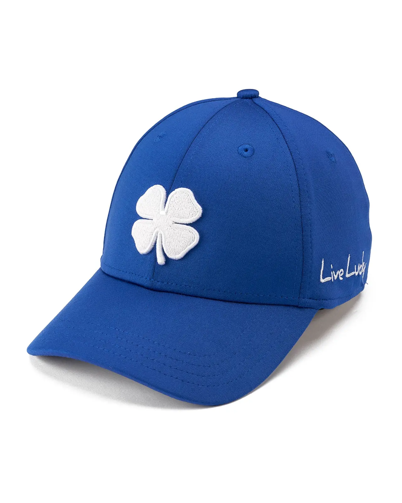 Premium Clover 154 Blue Fitted Performance Hat