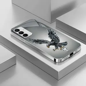 Suitable for [Galaxy A15] Light luxury crystal eagle pattern and scorpion glass electroplated mobile phone case, exquisite and gorgeous 995