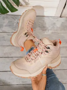 Women's Fashion Lightweight Hiking Boots, Stylish Outdoor Footwear, Comfortable and Durable, Perfect for Hiking and Walking, Trendy Design