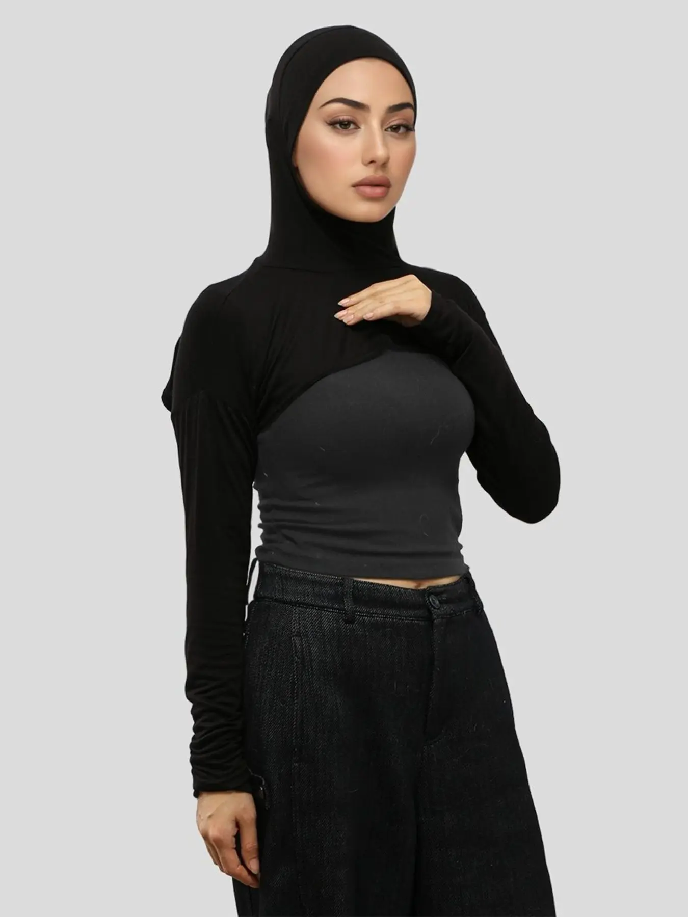 Women's Fashion Basic Plain Neck Sleeve Covers, Sunscreen Essential for Daily Outing, Lightweight Breathable Summer Accessory, Perfect Gift, Modest