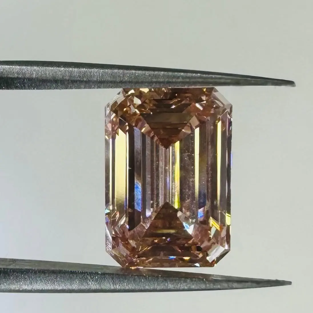 "Pink Emerald" Lab Diamond 2.51 Carat, VS1 Clarity, Fancy Pink w/ 14K, 18K White Gold, Rose Gold, Yellow Gold