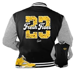 Retro 5 Tokyo Fresh Fives Varsity Jacket