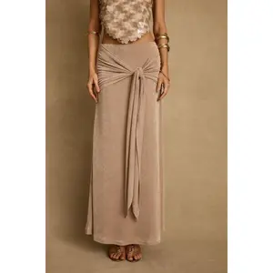 Almara Champagne Maxi Skirt