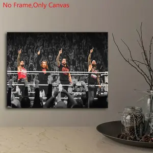 1 piece/set frameless canvas painting print poster, Unframed art print, Classic pop art, The Bloodline Superstar Roman Reigns, perfect gift for Professional Wrestling lovers, ideal gift for home spaces, wall decor