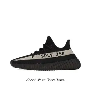 Two Tone Black Off White Contrast Stripe Knit Street Fashion Trainers, Stretch Breathable Knit Upper Vertical Ridged Shock Absorbing EVA Midsole Wear Resistant Textured Rubber Outsole Men Women Daily Casual Footwear