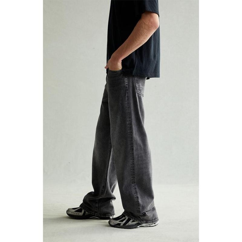 Pacsun Men's Blake Extreme Baggy Jeans Chain Gray