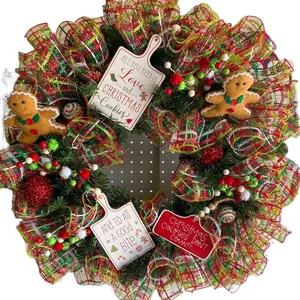 Traditional Gingerbread Wreath