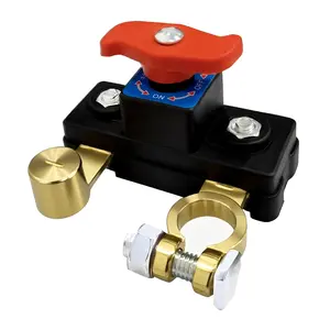 Car Battery Power Cut-Off Switch Breaker, Pure Copper High Conductivity Disconnect Switch for Car, Truck, Boat & RV