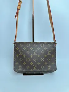 Pre-owned Louis Vuitton coated canvas Crossbody Bags Musette Tango【BF 12Z】
