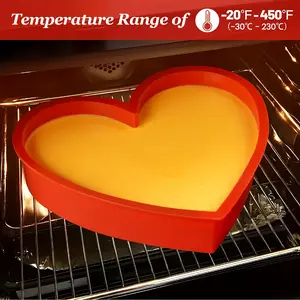 6 Inch Heart-Shaped Baking Mold, Oven Tray, Kitchen Tool, Durable Cake Pan, Ideal for Birthday Celebrations, Homemade Desserts, Baking Accessories