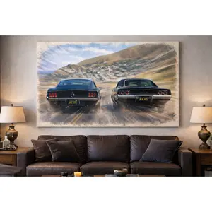 Bullitt Chase Canvas Print