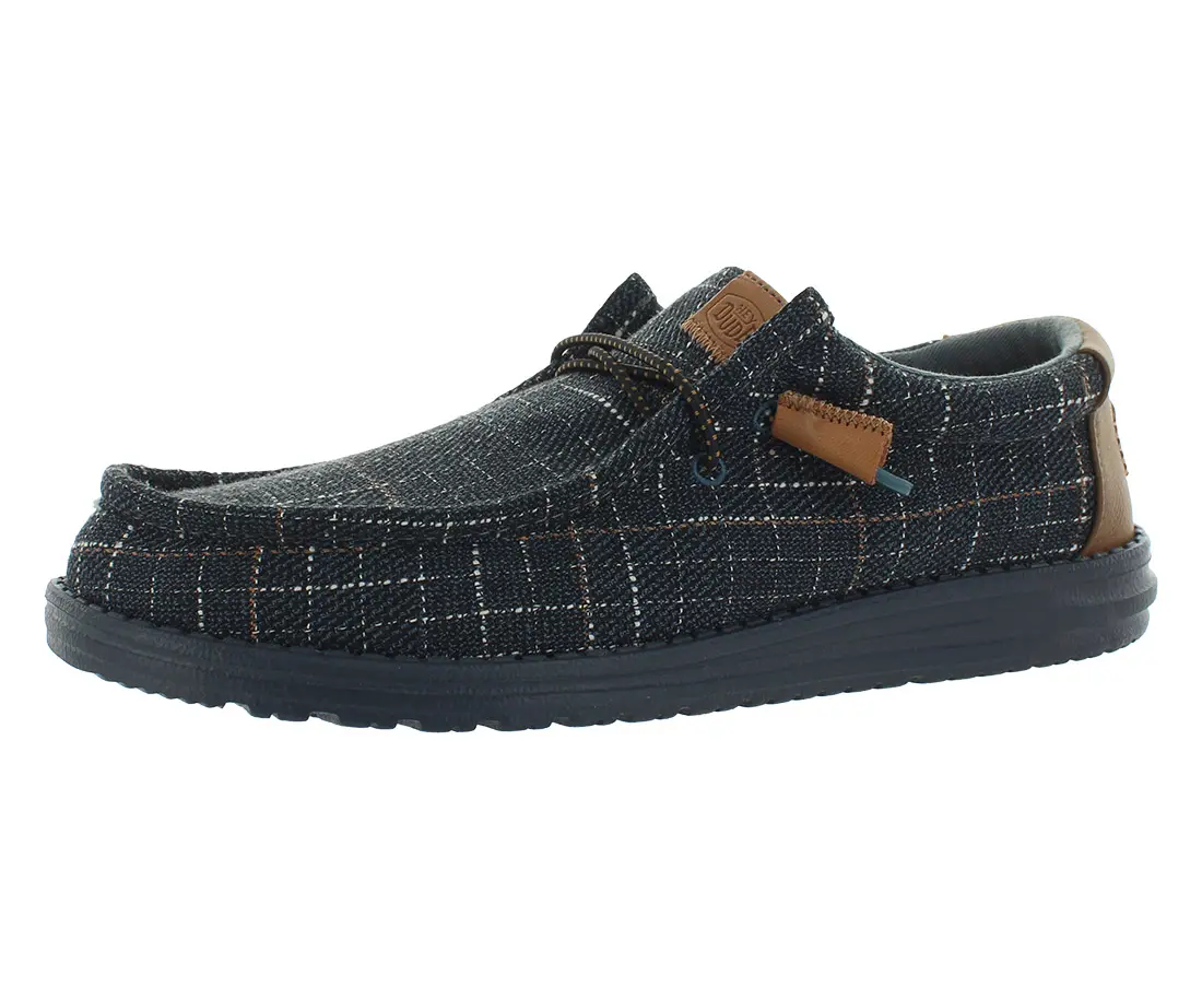 Hey Dude Wally Plaid Mens Shoes Hey Dude Wally Plaid Mens Shoes