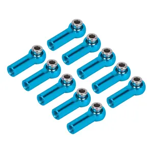 10PCS M3 Metal Ball Joint for RC Steering Linkage, Upgrade Parts for Axial SCX10 Tamiya CC01 1/10 Scale RC Crawler
