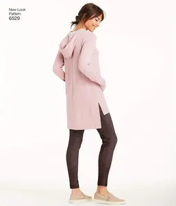 NEW LOOK Sewing Pattern 6529 - Misses' Knit Tunics and Leggings, Size: A (XS-S