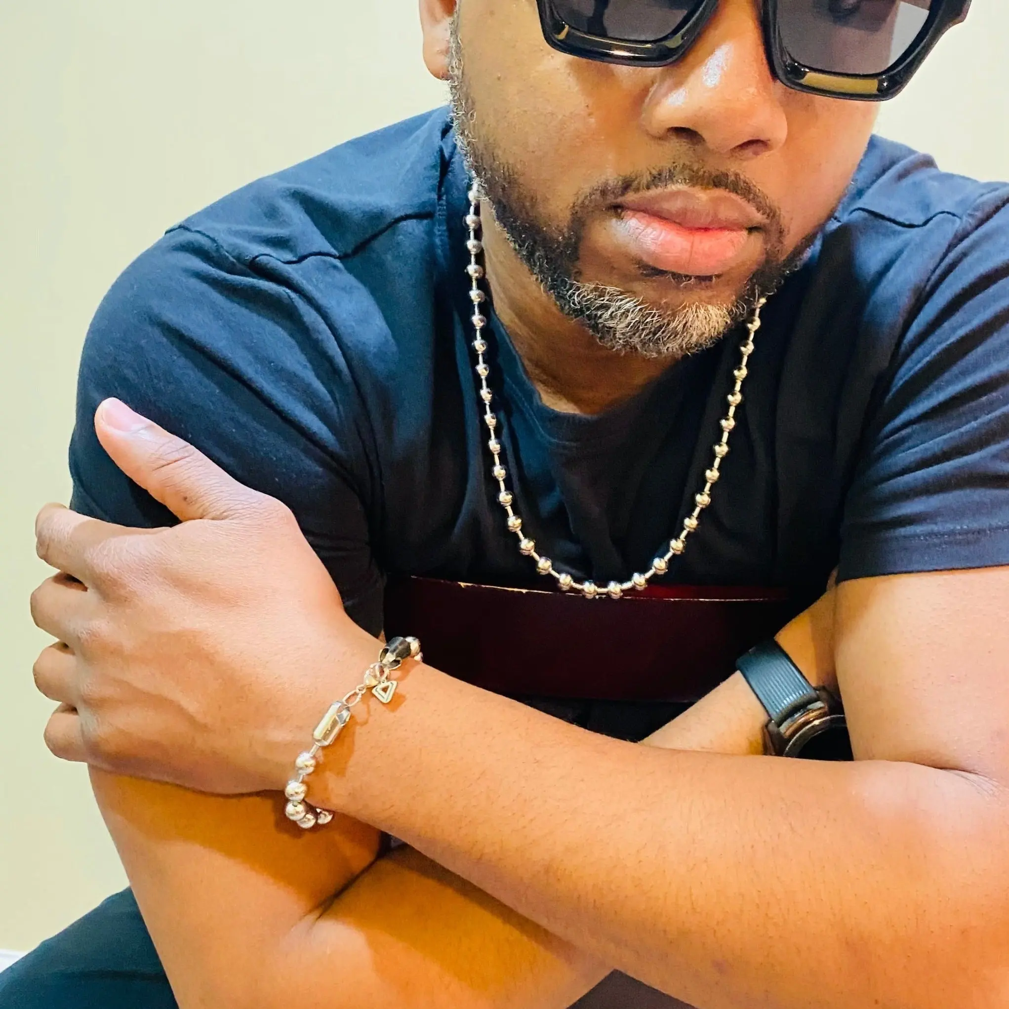 BALLERS COLLECTION CHAIN & BRACELET SET
