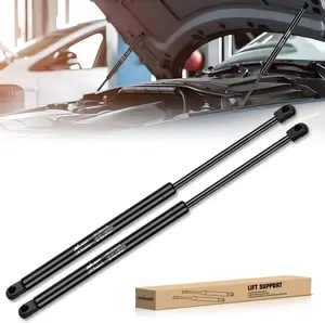 Nilight Hood Gas Struts Lift Supports 4153 for Ford F-150 2004-2008, Lincoln Mark LT 2008 Spring Shocks 16 Inch, 2PCS Set Rod Universal Automotive Accessories Universal Car Accessories