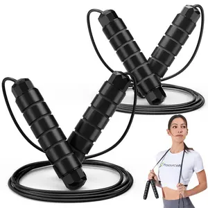 LMMAKE Professional Speed Jump Rope with Ball Bearing System for Tangle-Free Rapid Rotation & Smooth Swing Adjustable Length Design for Customized Fitness Training Ideal for HIIT Workouts Cardio Training & Home Gym Sessions