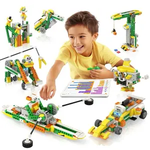 Q Robot Building Kit, 20-in-1 Programmable APP RC Car Robotics Coding Kit, STEM Projects Educational Birthday Gifts for Boys Girls Kids Aged 6-12