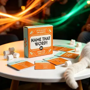 Entertainment Card Game Box, Party Card Game, Fun Interactive Cards, Educational Cards, Social entertainment cards suitable for friends and family gatherings, gift for parties during Valentine's Day, Ramadan, Easter and other festivals