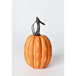Tall Faux Orange Pumpkin