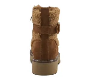Spring Step Suede Combo Boots - Namiko