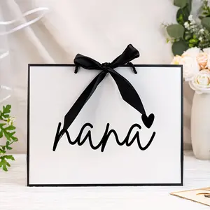 Stylish Best Friend Paper Gift Bag, Lightweight and Foldable Shopping Bag, Perfect for Birthday, Christmas, Thanksgiving Gifts, Creative Gift Packaging