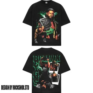 Vintage Roman Reigh WWE Legend Premium Wrestling 100% Cotton T-Shirt The Charismatic Army, Team Xtreme Shirt, WWE Fans Shirt, WWE Event Outfit