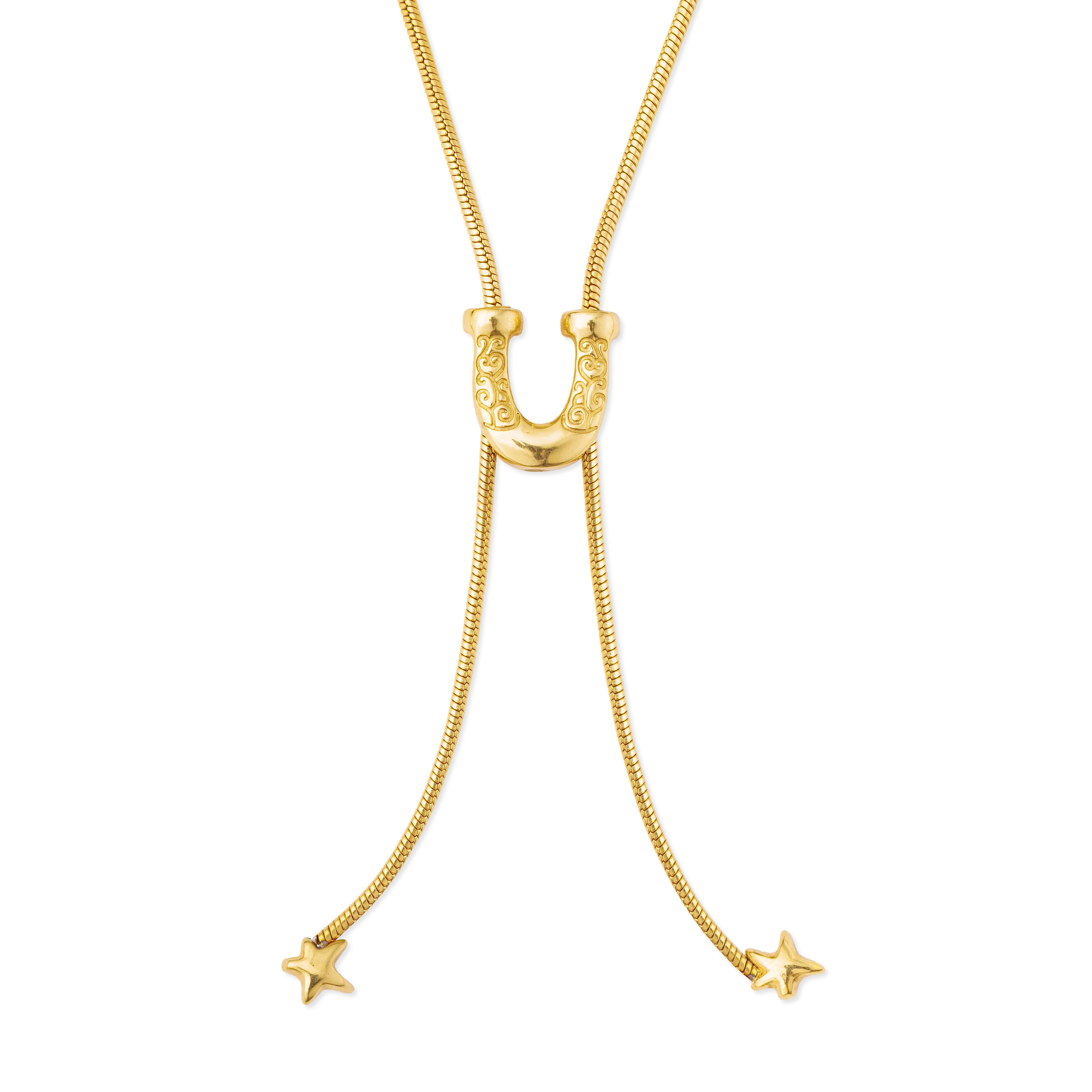 Horseshoe Lariat Necklace