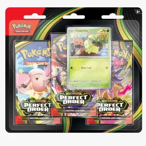 Pokémon Perfect Order 3 Pack Blister Trading Card Game Cards for Collectors