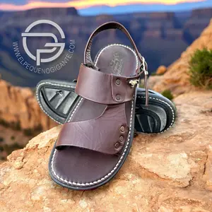 Emperador Huarache Cafe Para Caballero | Men's Leather Mexican Huarache Sandal