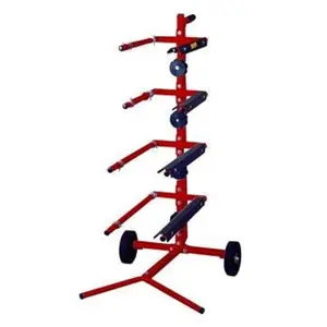 Pneumatic 16-22 Inch Masking Tree for 4 Paper Rolls and 4 Tape
