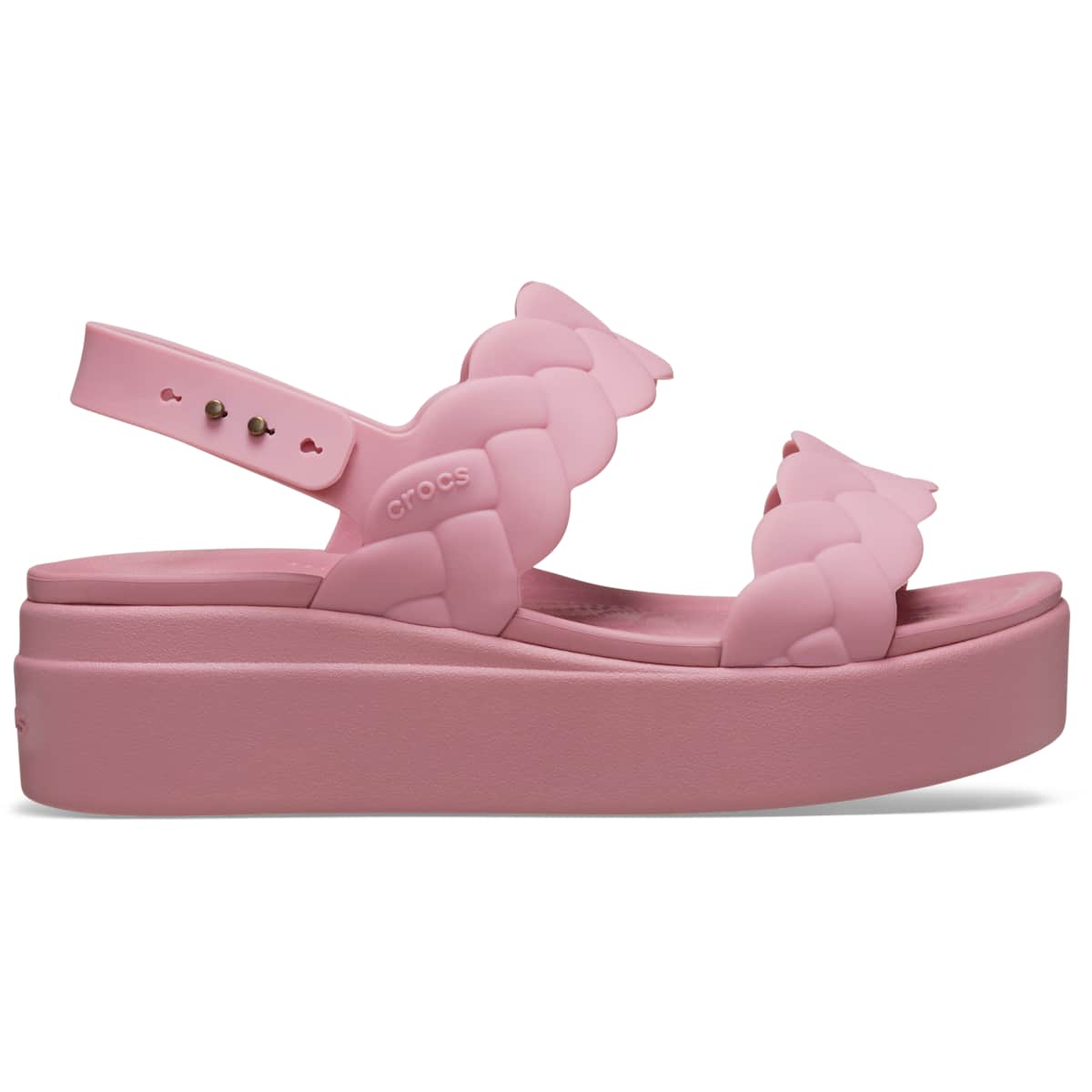 Crocs Women's Brooklyn Woven Low Wedge Sandals