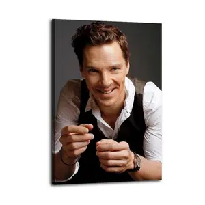 Benedict Cumberbatch HomeDecor WallArt LivingRoom Canvas for Bedroom Decor Canvas Poster Aesthetic Office Bathroom Painting Picture Print Modern Family