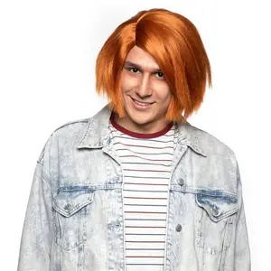 Killer Doll Chucky Wig, Orange