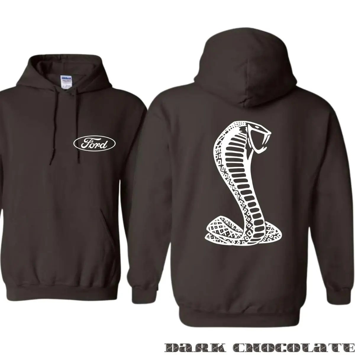 Ford Mustang Hoodie - Striking Cobra Design for Car Enthusiasts, Stylish and Comfortable Unisex Sweatshirt, Perfect for Showcasing Your Passion for Iconic Muscle Cars