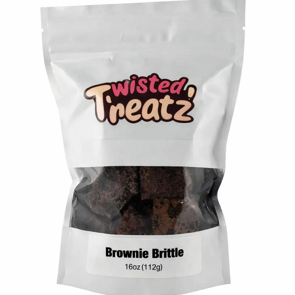 Chocolate Brownie Brittle Thin Crispy Brownie Snack Rich Chocolate Crunch
