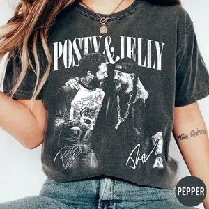 Posty & Jelly Vintage Shirt, Country Rap Brothers Graphic Tee, Tour Vibes Streetwear, Unisex Fan Gift